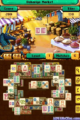 Mahjong Mysteries - Ancient Egypt (Europe) (En,Fr,Es,It) (Rev 1) screen shot game playing